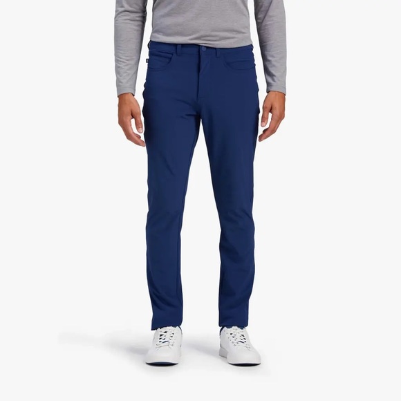 Mizzen+Main Other - Mizzen + Main Performance Helmsman Slim Taper Pants Mens Size 33x30 Stretch Blue